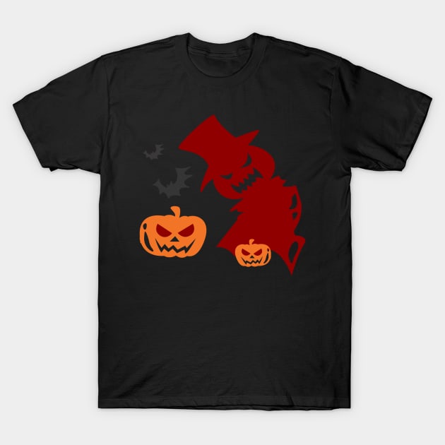 Halloween horror zombie monster creepy gift T-Shirt by KK-Royal